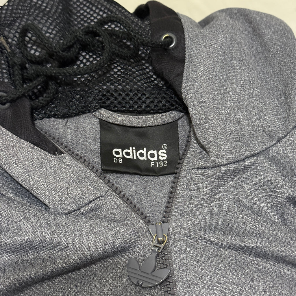 Adidas Zip-Hoodie (Pullover / Jacke) – späte 90er Vintage - Größe L