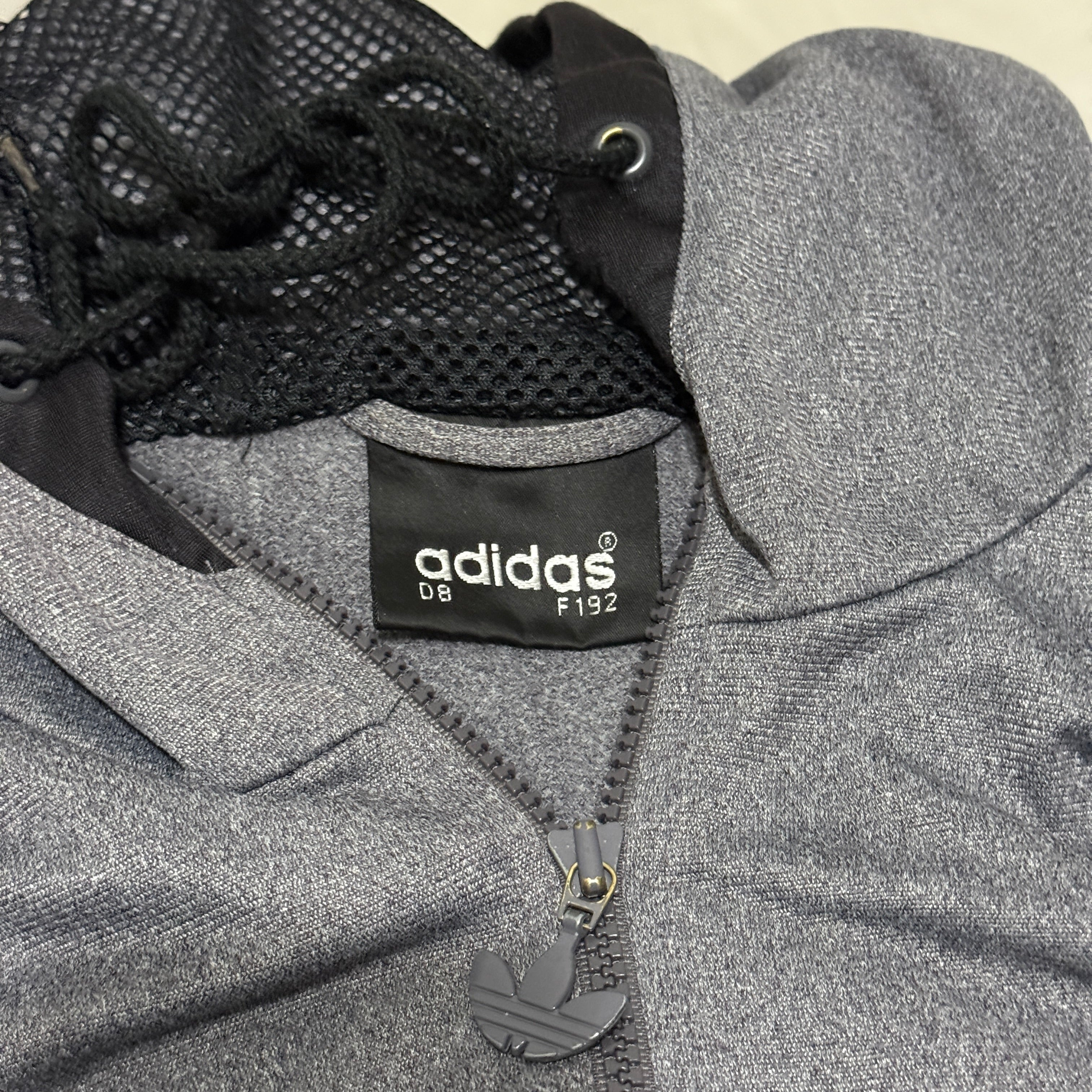 Adidas Zip-Hoodie (Pullover / Jacke) – späte 90er Vintage - Größe L