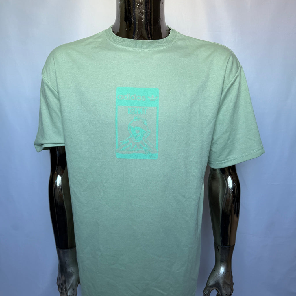 Adidas Originals x Disney Kermit the Frog T-Shirt – 2021 – “It’s Not Easy Being Green” Collection - Größe S