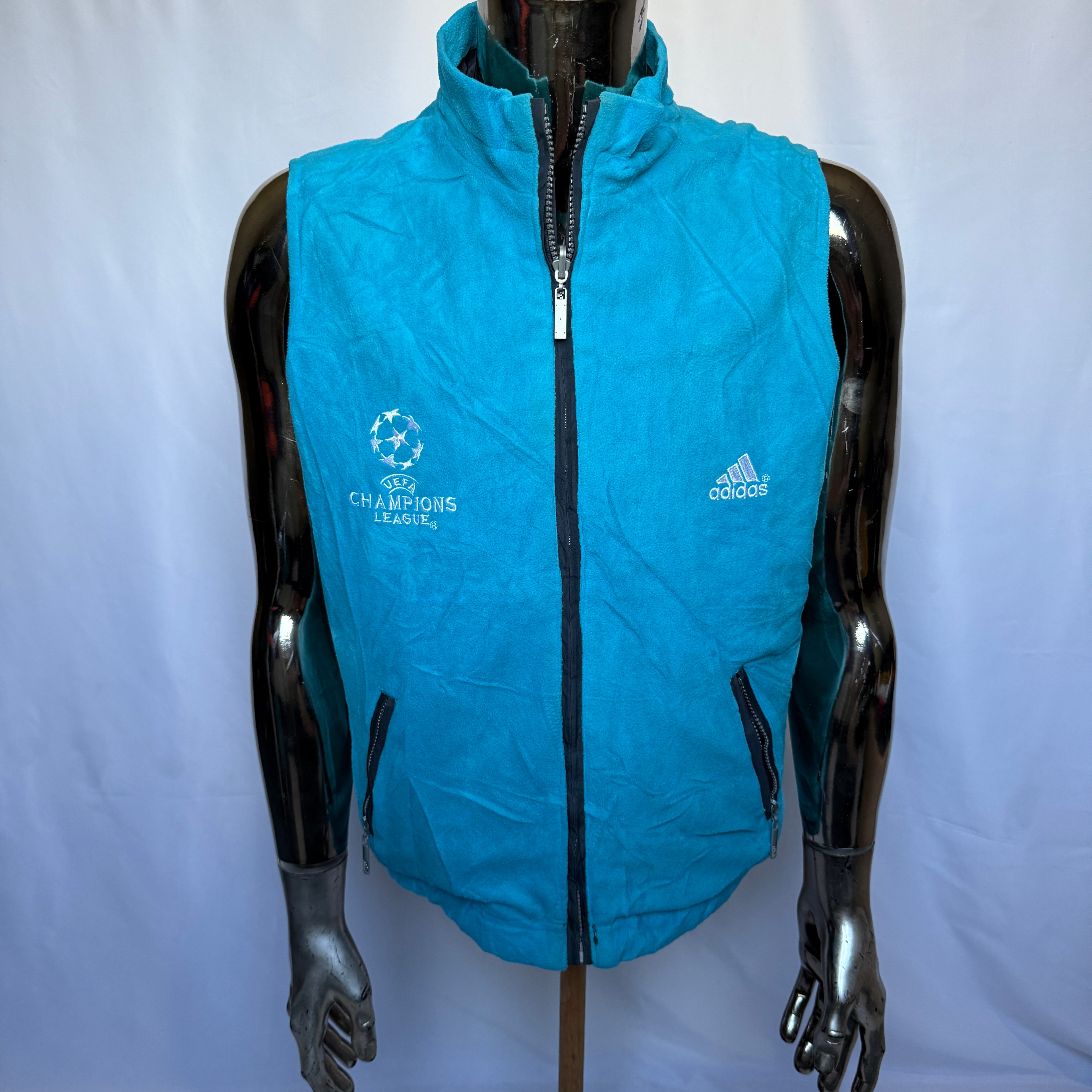 Adidas UEFA Champions League Wende Weste / Jacke – Seltenheit (Promo / Staff) - Größe XS (eher S)