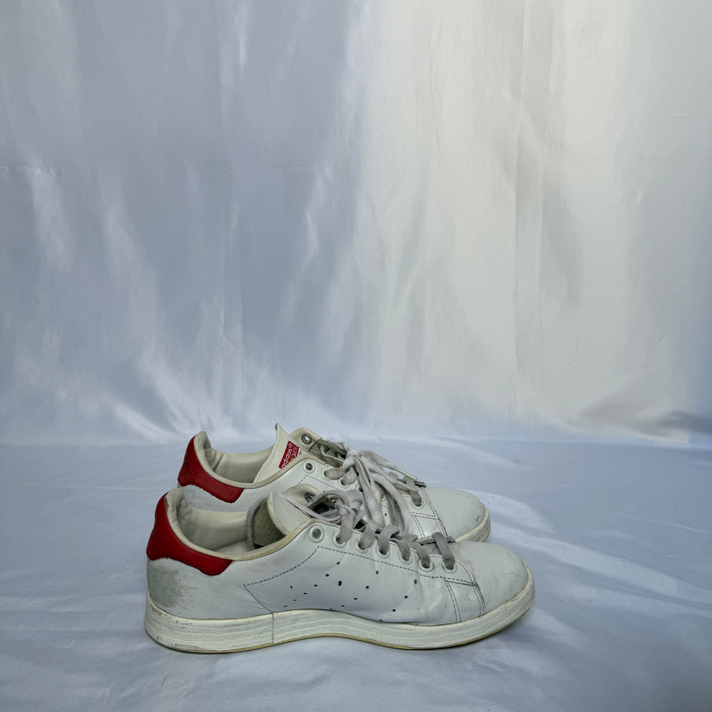 Adidas Stan Smith – Weiß/Rot – Größe 40⅔ (US 7)