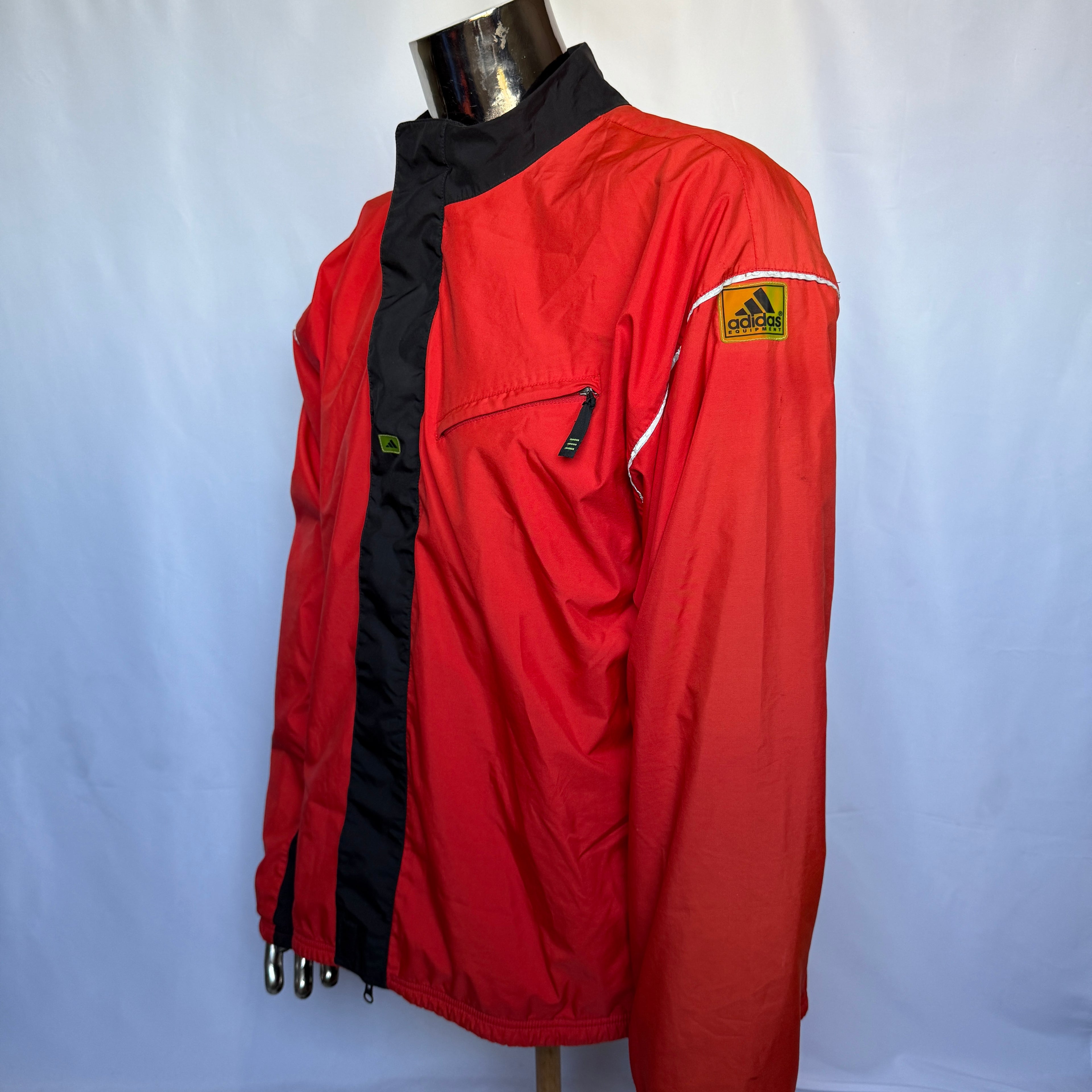 Adidas Equipment Jacke / Windbreaker– 90er Jahre Vintage - Größe XL
