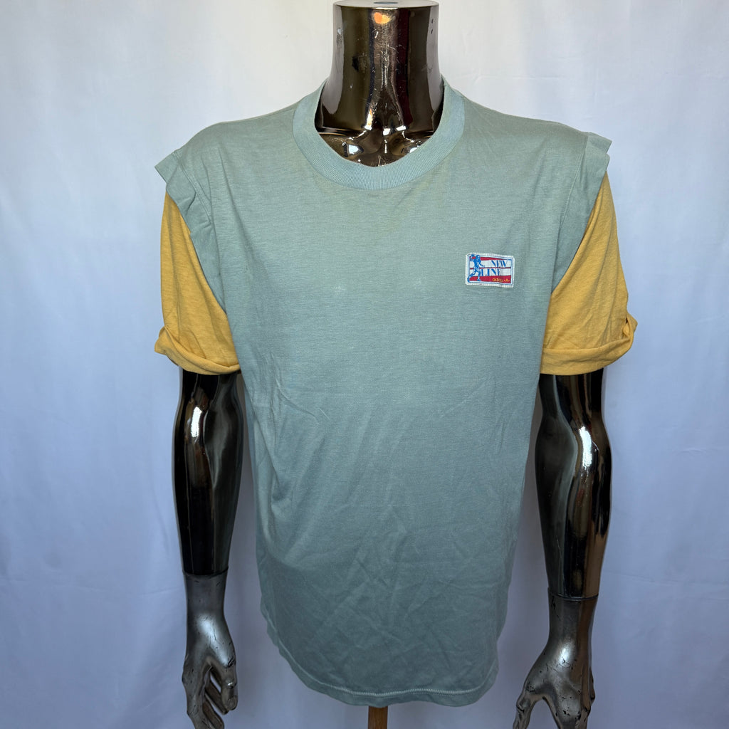 Adidas “New Line” T-Shirt – Made in France – Ventex Production – 1980s Vintage / Rarität - Größe M