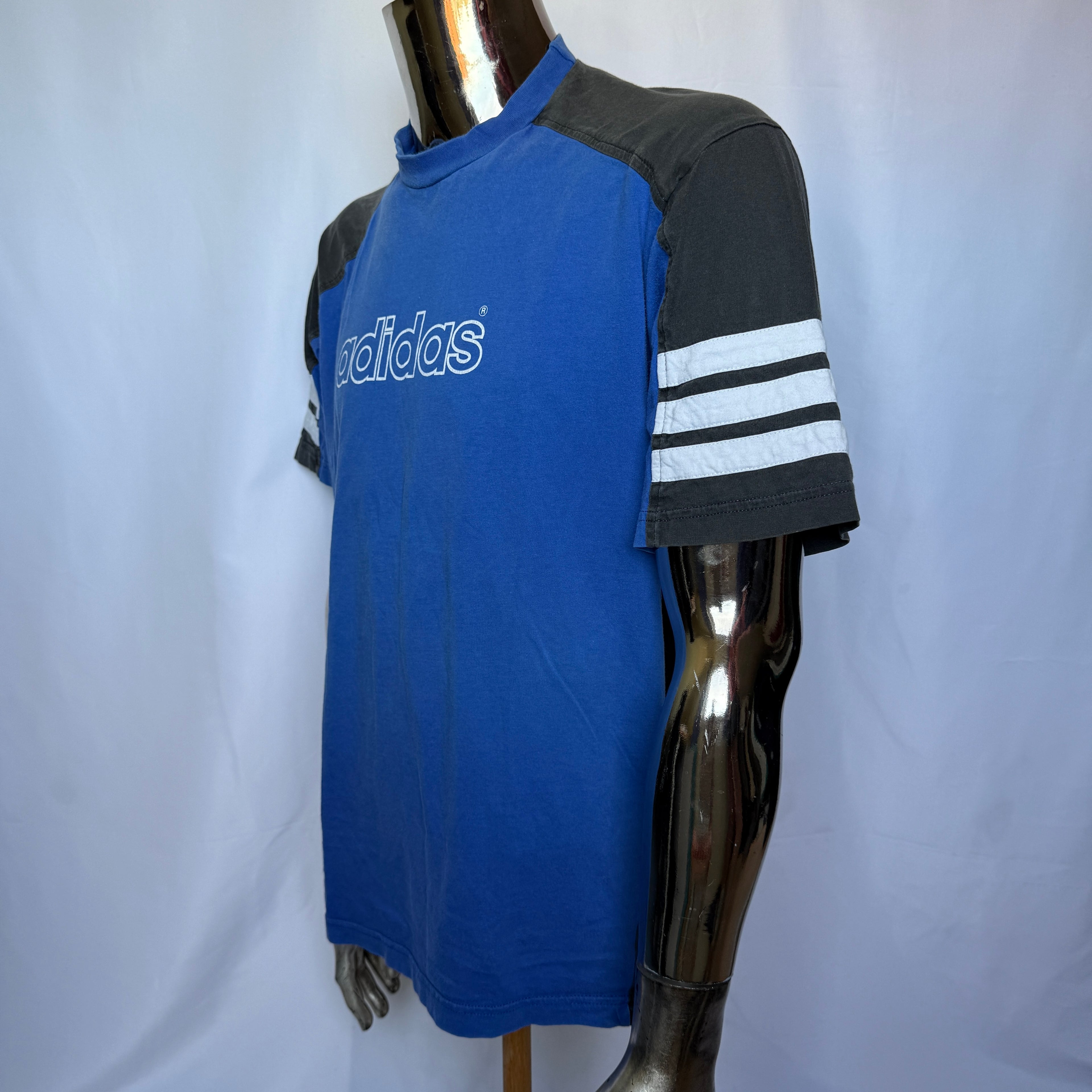 Adidas Originals – Trefoil Backprint – Ende 90er Jahre Vintage - Größe L