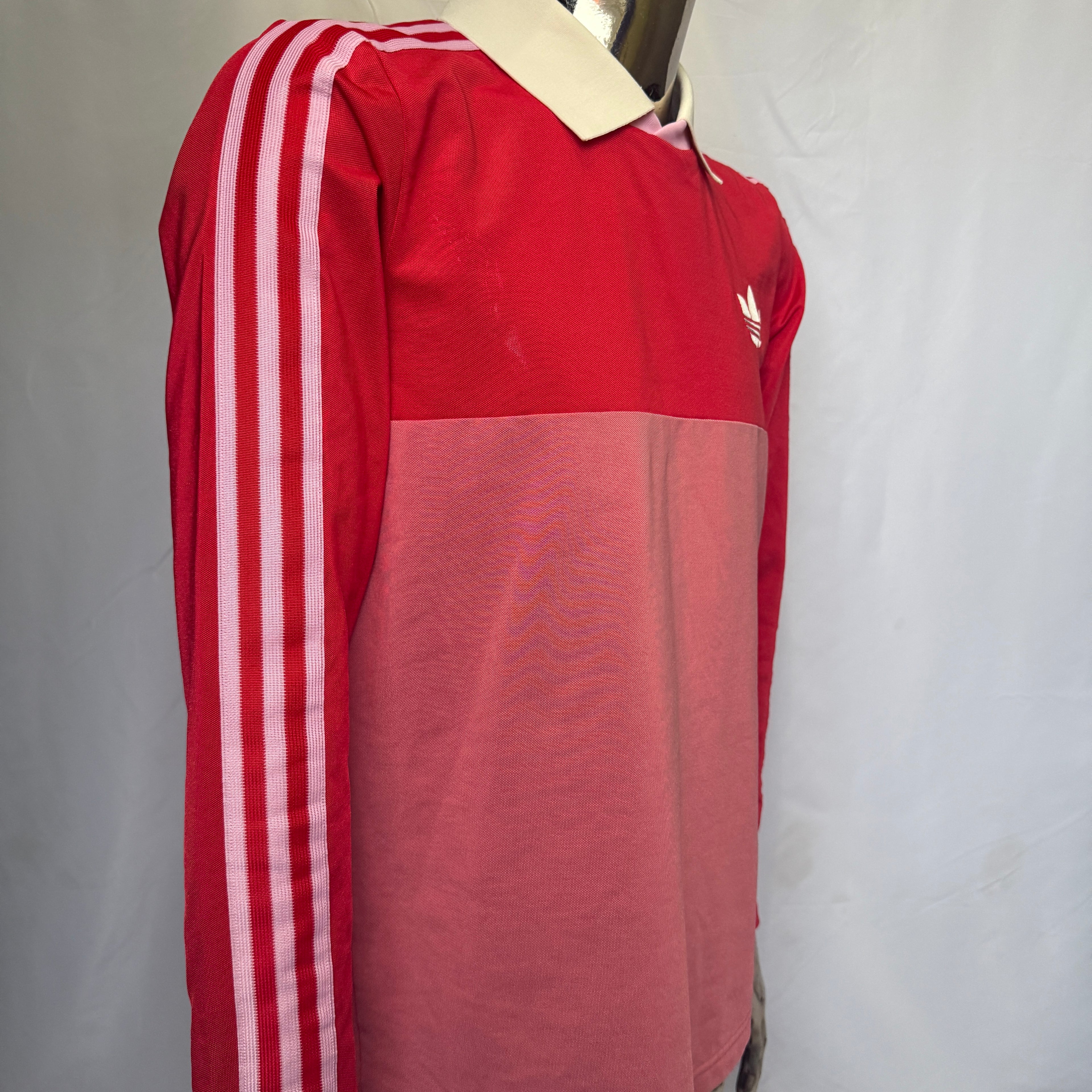 adidas Originals Longsleeve Polo Shirt / Polohemd – Gr. M