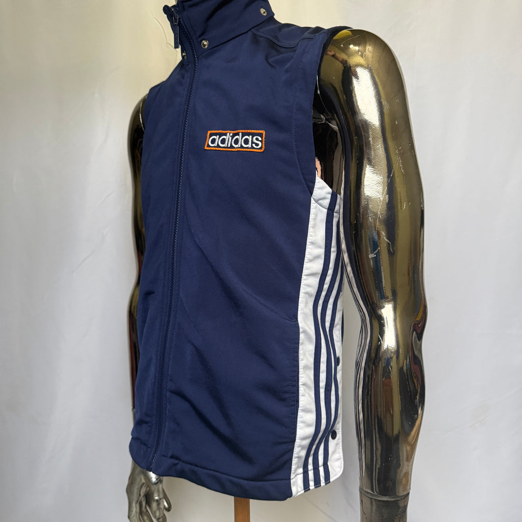adidas 90er Vintage Weste / Jacke – Adibreak – Snap / Knopf – Gr. M