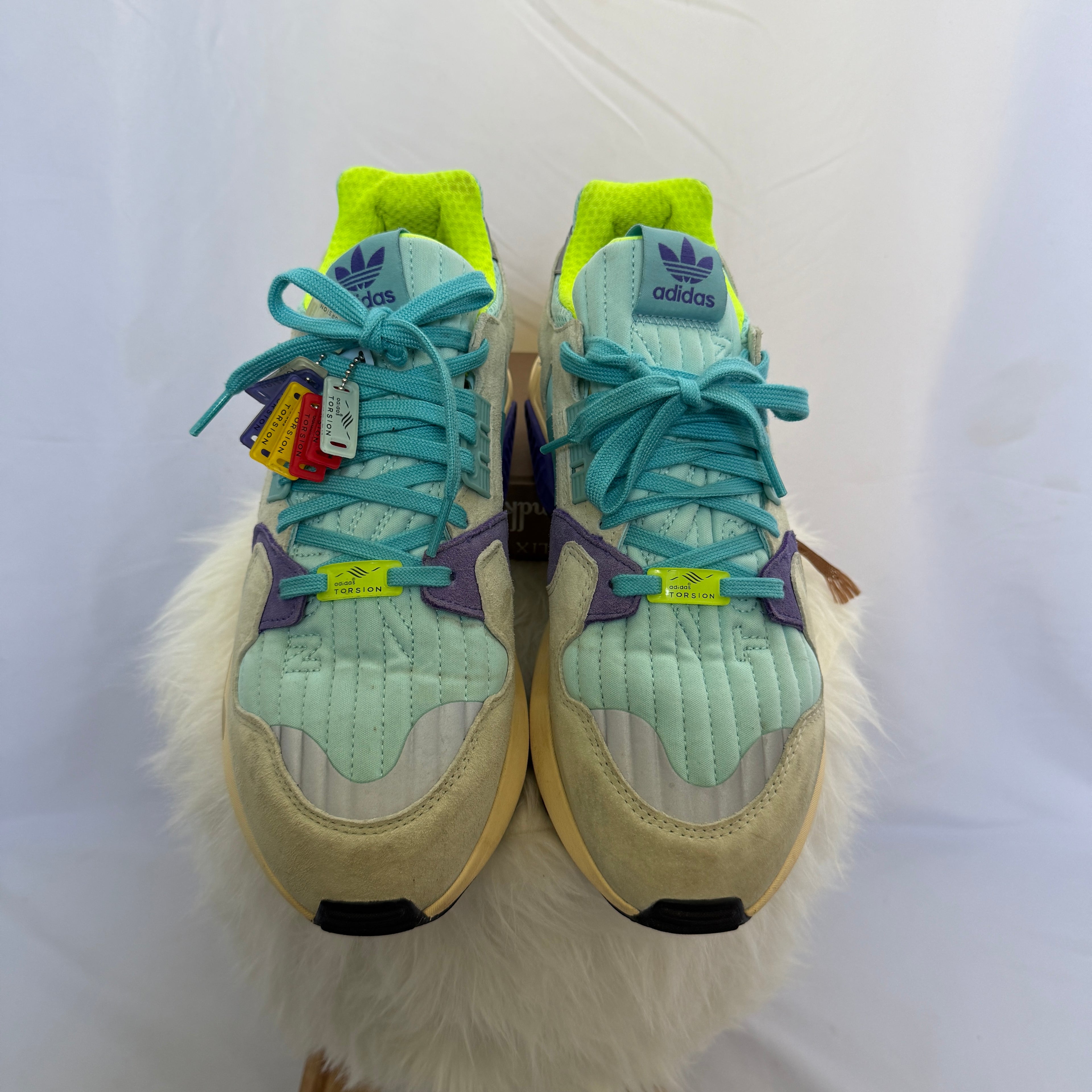 adidas ZX Torsion Sneaker – Clear Aqua – Größe 45 1/3