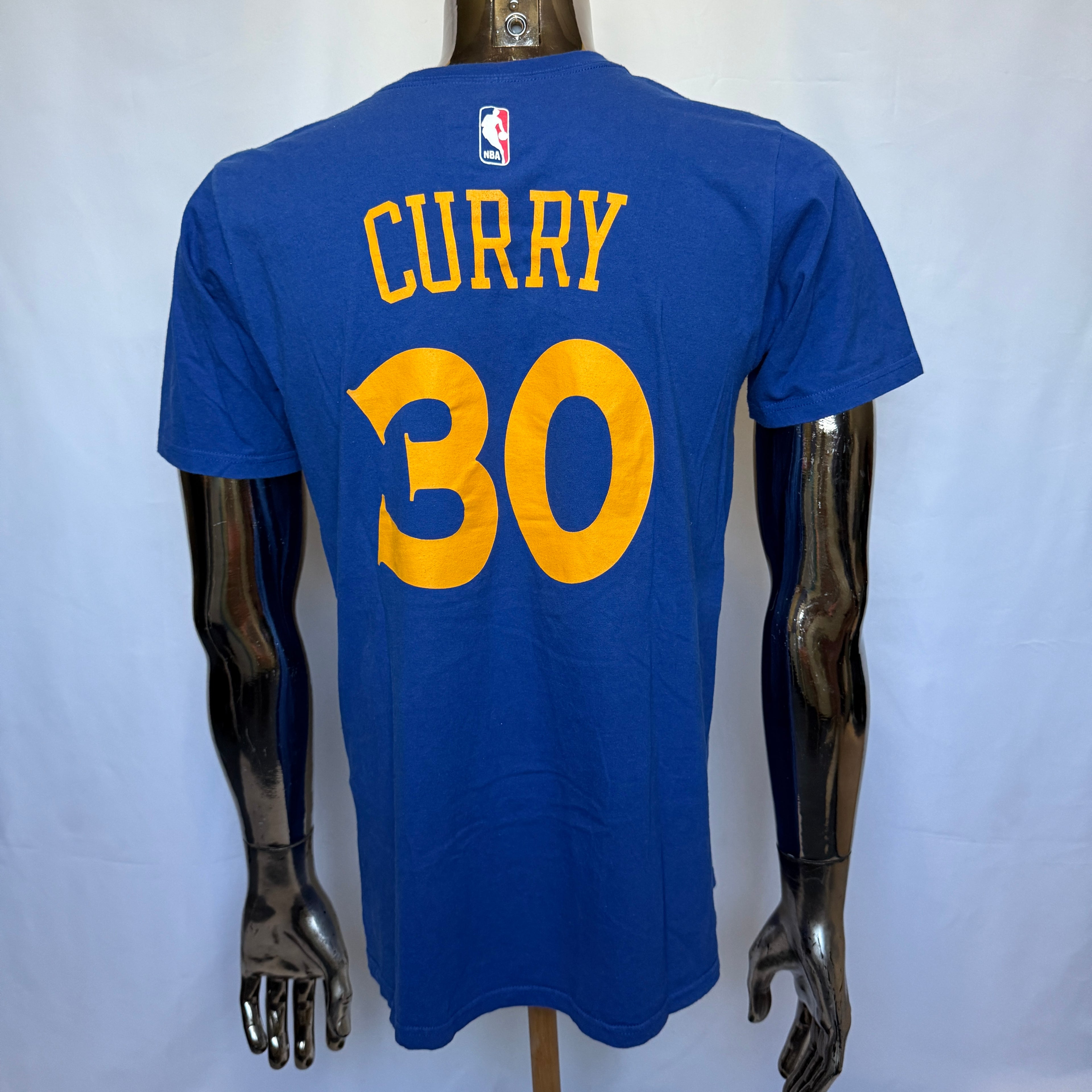 Adidas NBA T-Shirt / Shirt – Golden State Warriors #30 Curry – Größe M