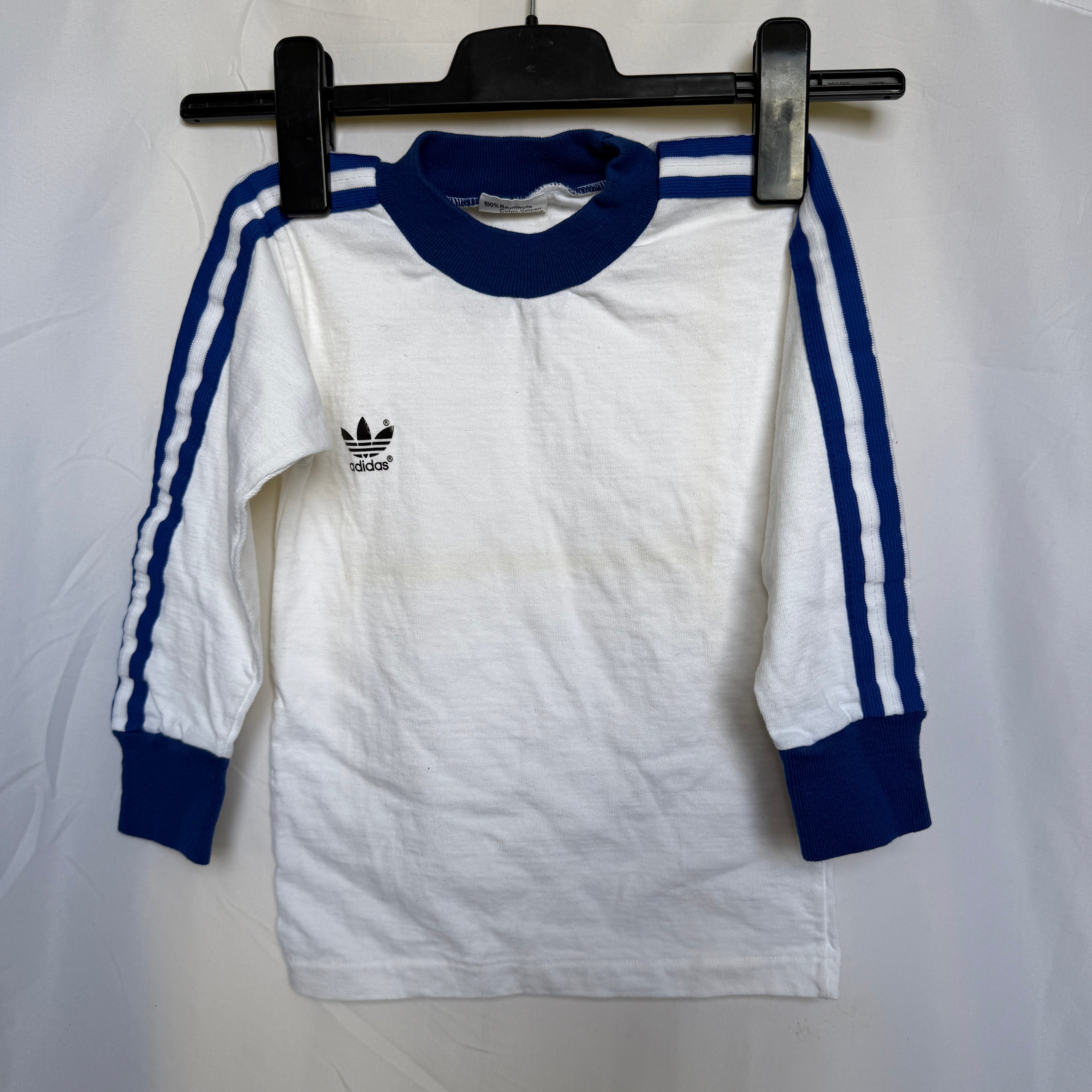 adidas 70er 80er Vintage Shirt – Made in West Germany Rarität – Gr. 00/0