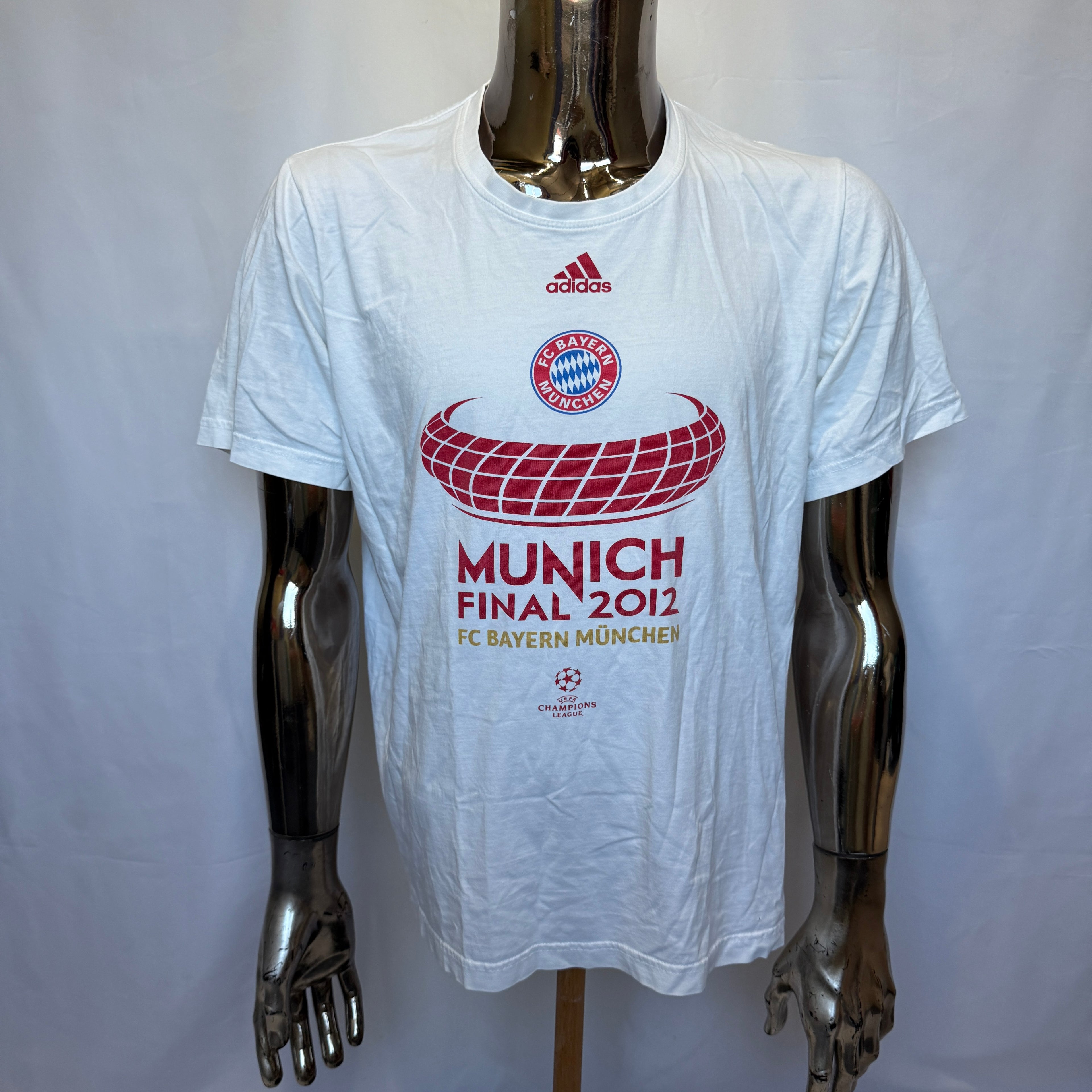 Adidas München Finale 2012 T-Shirt / Shirt – CL – „Finale dahoam“ - Größe L
