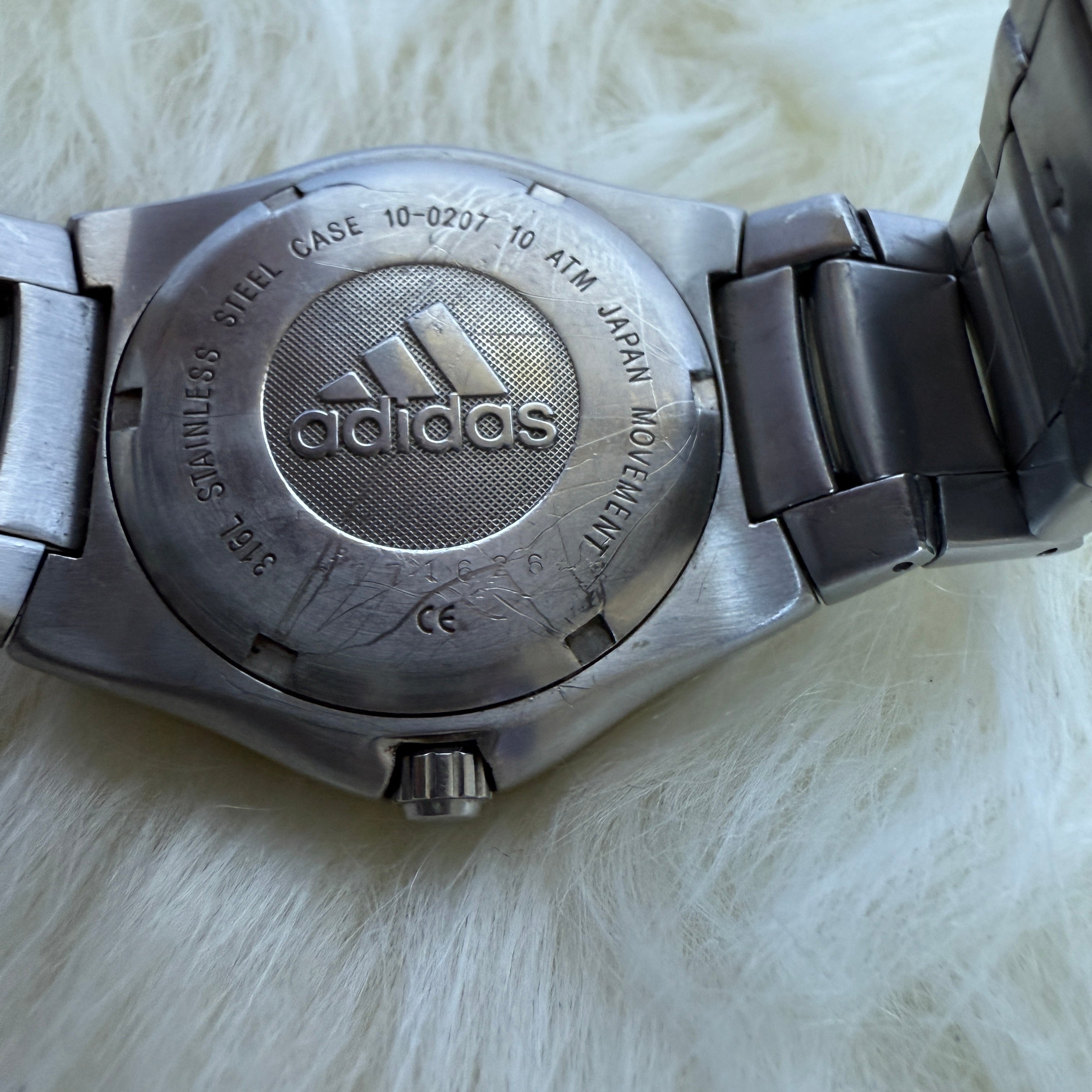 Adidas Analog Watch / Armbanduhr – Stainless Steel / Black Dial