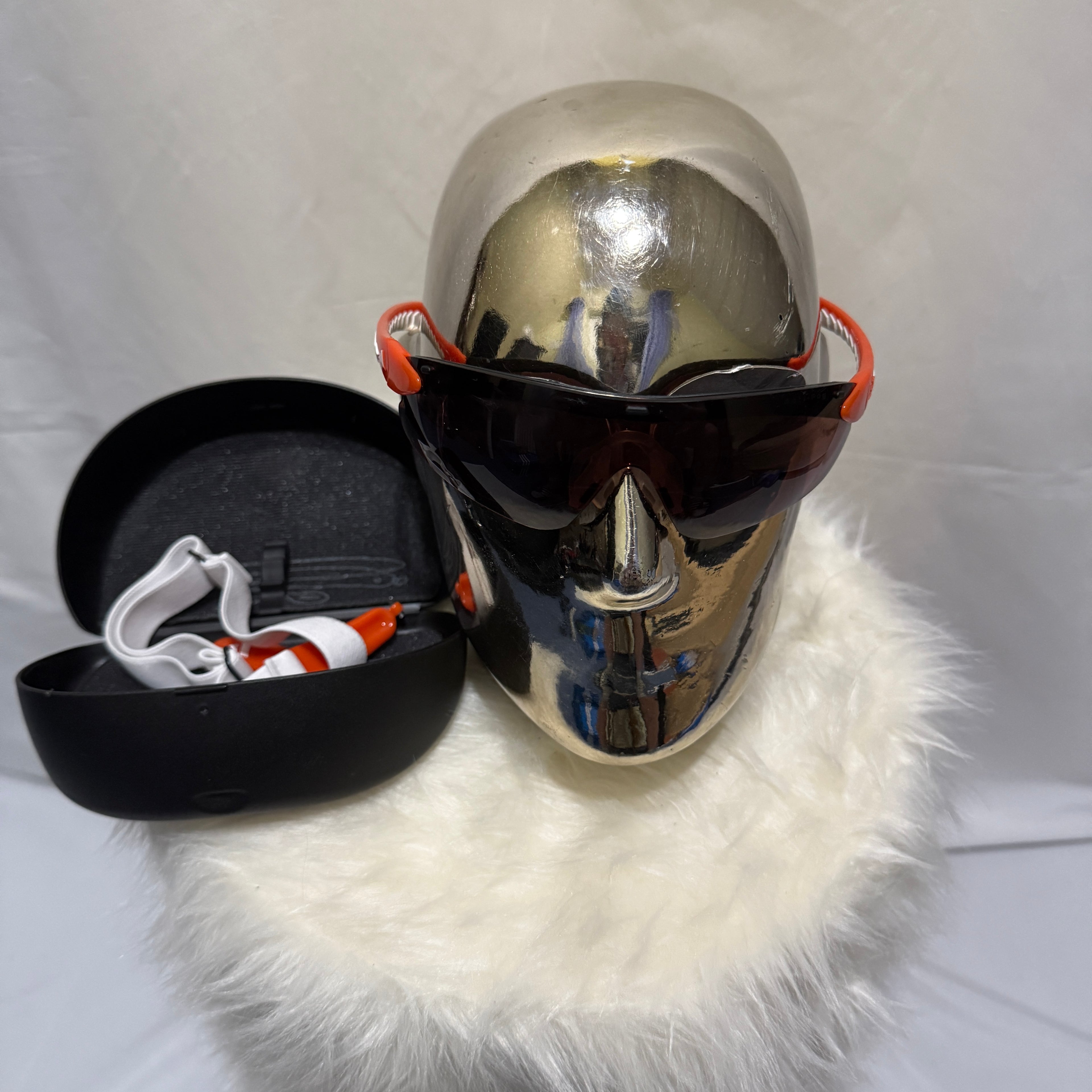 Adidas Evil Eye Halfrim Pro – Sport Sonnenbrille Rot/Weiß