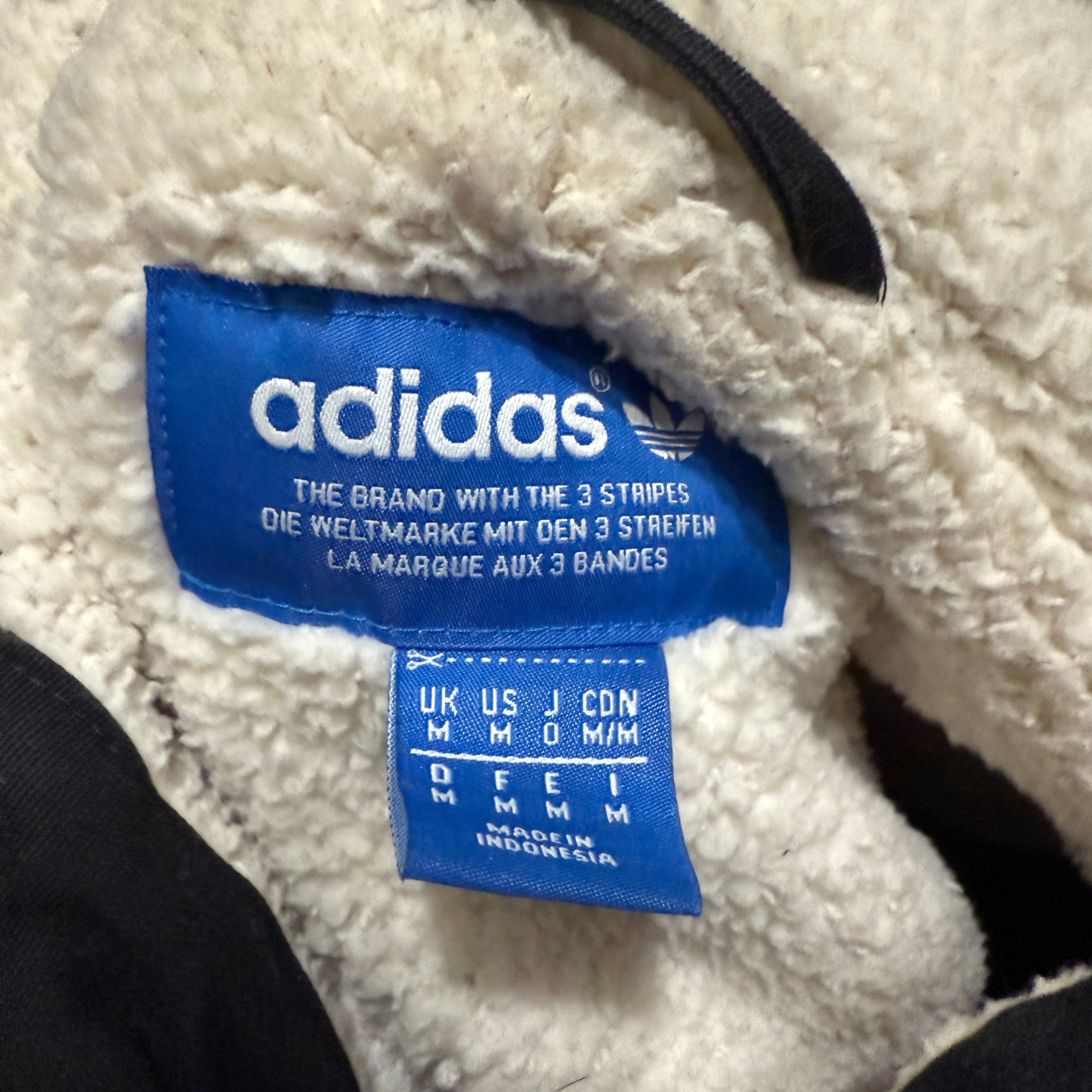 Adidas Jacke (Winterjacke / Übergangsjacke) Teddyfell Innenleben - Retro - Größe M