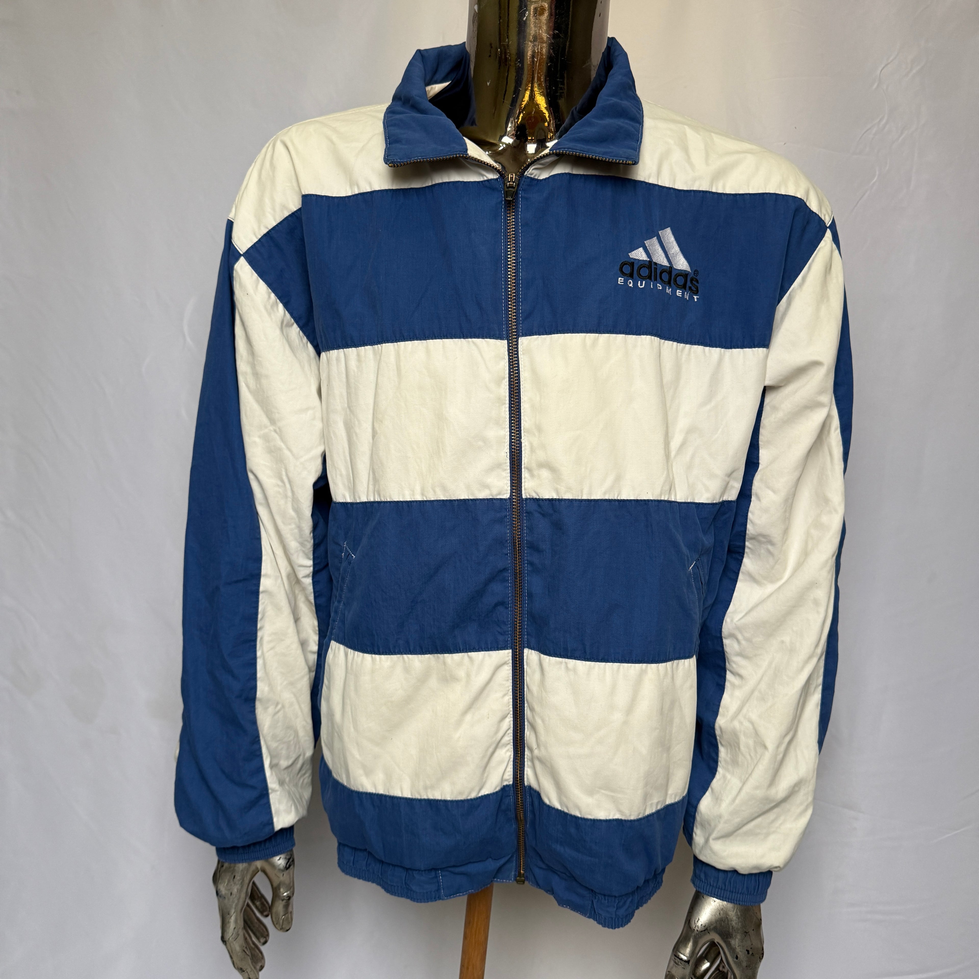 Adidas Equipment 80er / 90er Vintage Jacke / Windbreaker – Gr. M