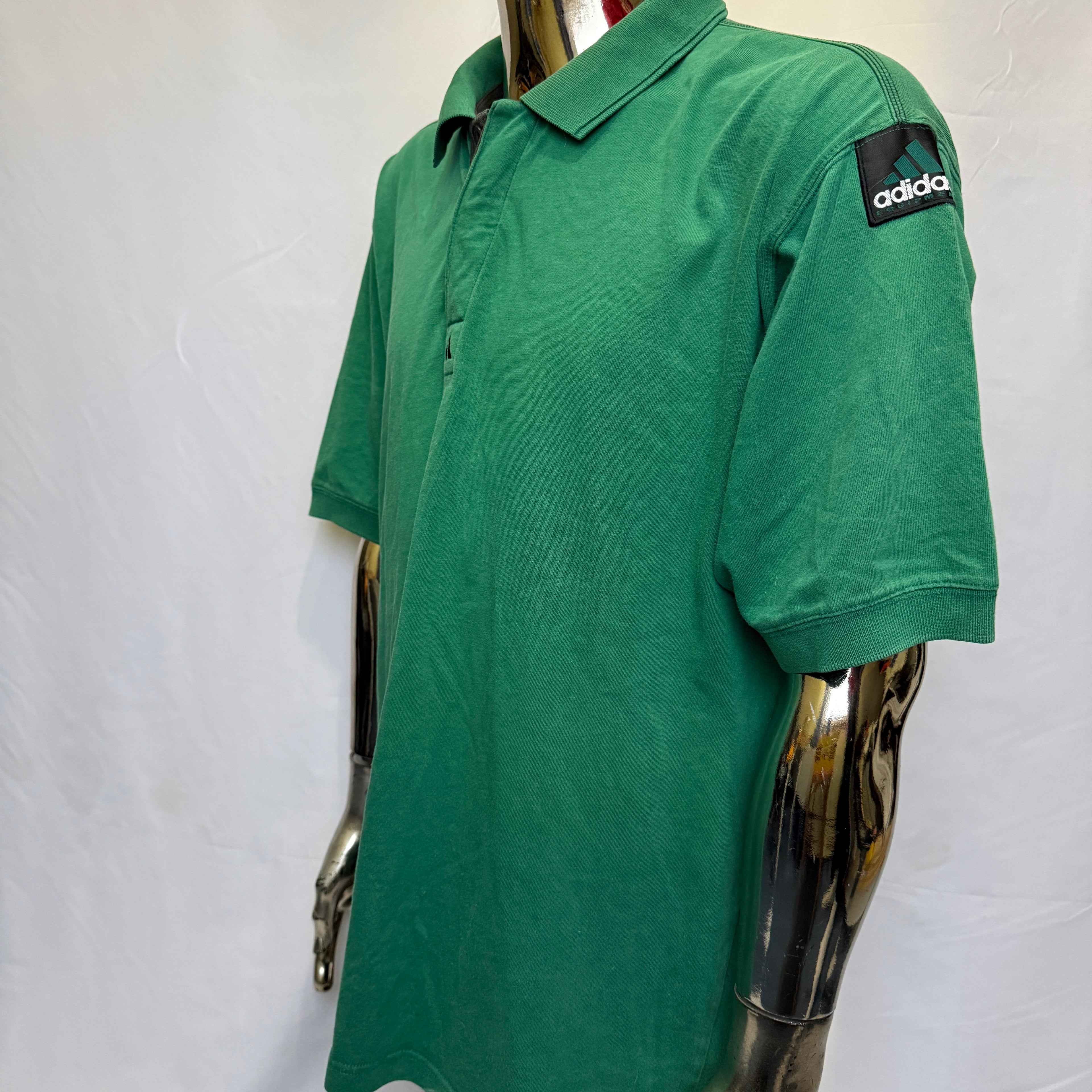 adidas x Equipment Polo Shirt / Polohemd 90er Vintage – Gr. L